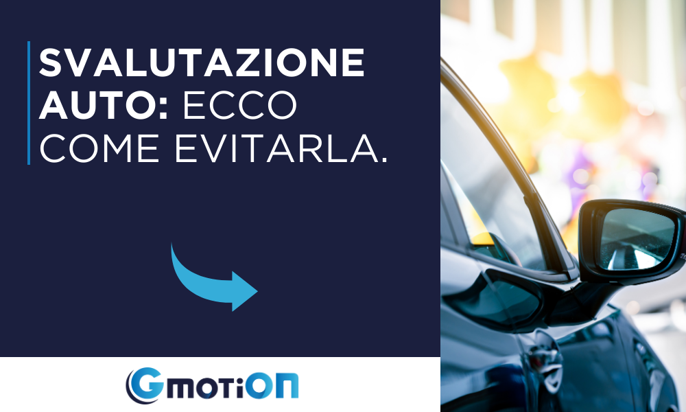 stop alla svalutazione auto con gmotion